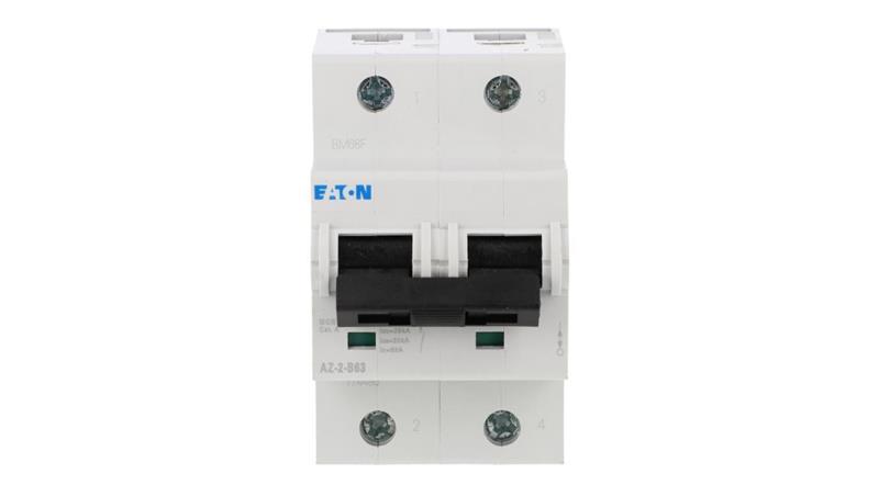 Wyłącznik nadprądowy 2P B 63A 25kA AC AZ-2-B63 174498-18052