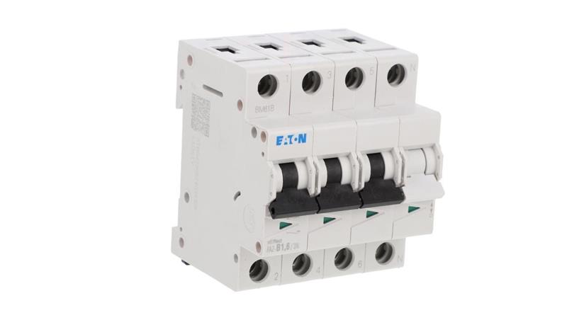 Wyłącznik nadprądowy 3P+N B 1,6A 15kA AC FAZ-B1,6/3N 278936-18058