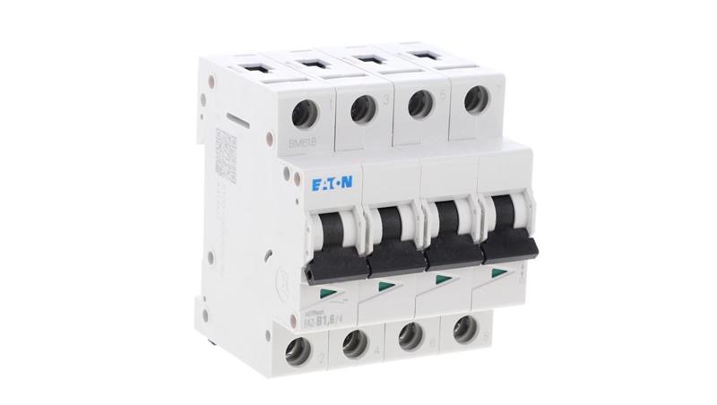 Wyłącznik nadprądowy 4P B 1,6A 15kA AC FAZ-B1,6/4 279022-18115 Wyłącznik nadprądowy 4P B 1,6A 15kA AC FAZ-B1,6/4 279022-18115