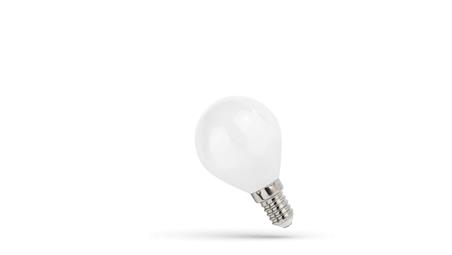 Żarówka LED E14 kulka 4W barwa ciepła 3000K WOJ+14504 Spectrum-47550