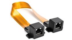 Złączka sieciowa przelotka okienna RJ45 kat.5e 17cm 24.2061-33072