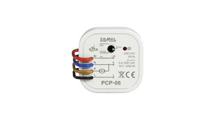 przekaźnik czasowy do sterowania wentylatorem, dopuszkowy, 5A, 230V AC PCP-06-6229