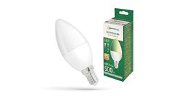 Żarówka LED E14 230V 6W świecowa 500lm DIMMABLE neutralna biała 75.9009-47555