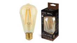 Żarówka LED E27 230V 4,9W ST58 EDISON COG Gold Retro Shine ciepła-48077