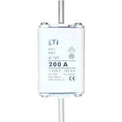 Wkładka topikowa przemysłowa zwłoczna WT-1/gG 160A P ETI