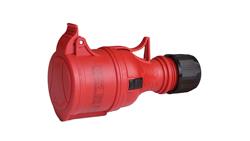 Gniazdo przenośne 16A 5P 400V czerwone TWIST GPP TYP B 16/5 IP44 921880-31298