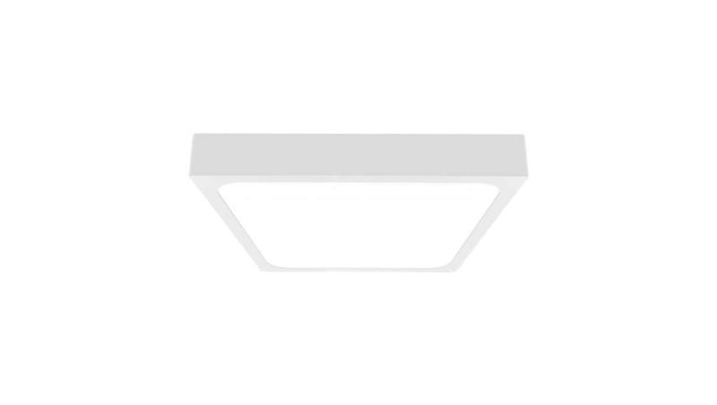 Plafoniera LED 30W 3000lm 4000K IP44 Kwadrat Mleczny Biała Ramka z mikrofalowym czujnikiem ruchu 7668-57444