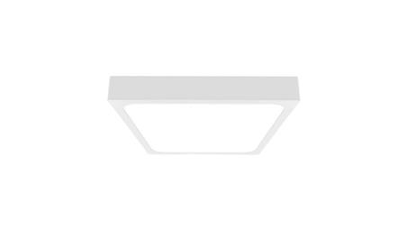 Plafoniera LED 30W 3000lm 4000K IP44 Kwadrat Mleczny Biała Ramka z mikrofalowym czujnikiem ruchu 7668-57444