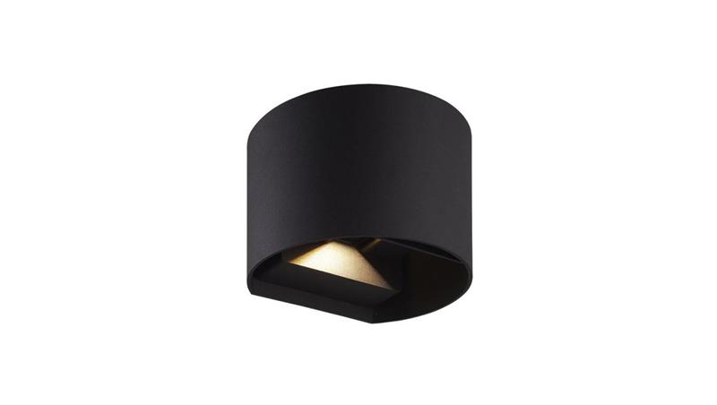 LED line LITE Kinkiet zewnętrzny LED aluminium 2x3W 3000K IP54 czarny CILINDER 3 lata gwar.-59687