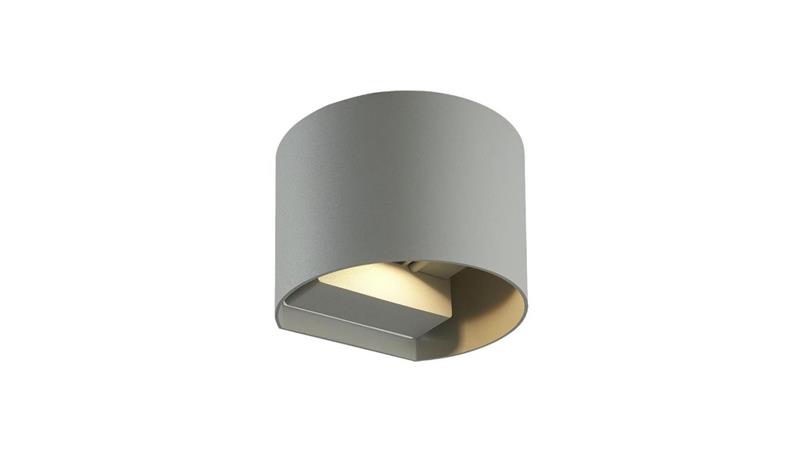 LED line LITE Kinkiet zewnętrzny LED aluminium 2x3W 3000K IP54 szary CILINDER 3 lata gwar.-59688