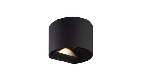 LED line LITE Kinkiet zewnętrzny LED aluminium 2x3W 4000K IP54 czarny CILINDER 3 lata gwar.-59690