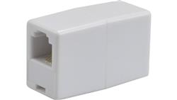 Łącznik modularny telefoniczny 2xRJ11 6p4c kat.3 typu beczka-33719