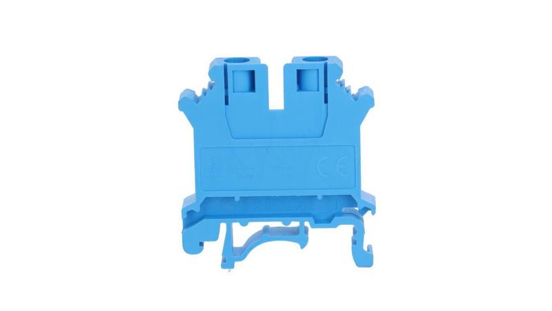 Złączka szynowa 1-torowa ZJU2-6/BL niebieska R34RR-07010000425-64882