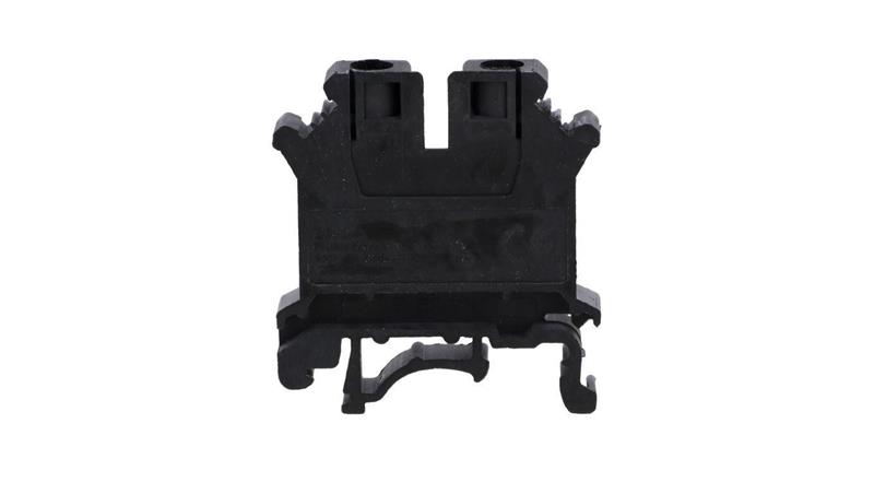 Złączka szynowa 1-torowa ZJU2-6/BK czarna R34RR-07010000445-65028