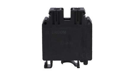 Złączka szynowa 1-torowa ZJU2-35/BK czarna R34RR-07010000745-65177