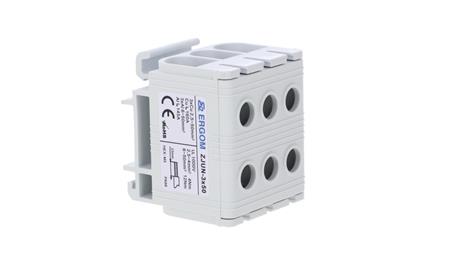 Złączka szynowa 3-torowa ZJUN-3x50 szara R34RR-07010021901-64793