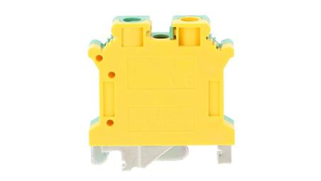 Złączka szynowa 1-torowa ZJU2-10PE żółto-zielona R34RR-07020000505-64858