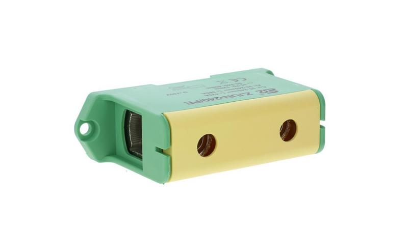 Złączka szynowa 1-torowa ZJUN-240 PE żółto-zielona R34RR-07020001001-64857