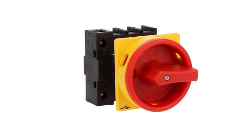 Rozłącznik 40A 3P+N czerwono-żółta rączka z blokadą P1-40/EA/SVB/N 199896-22774