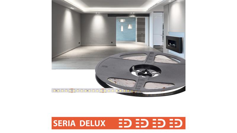 Taśma Delux 24V LB 160led 6000K 470lm SMD2835 (10) wyc-59033