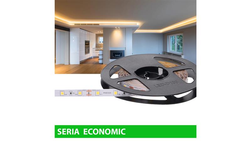 Taśma 12V 5m 300 led 24W biała ciepła smd2835-59048