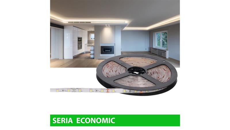 Taśma Economic IP63 12V 60led NW 4000-4500K SMD2835 (5)-59064