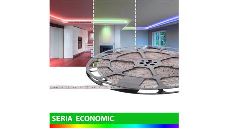 Taśma Economic IP63 12V 60led RGB SMD5050 (25)-59089