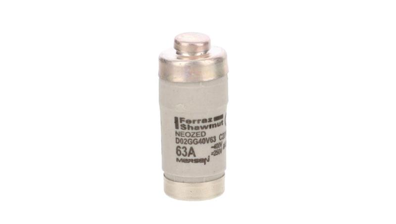 Wkładka bezpiecznikowa D02 gG 400VAC /250VDC 63A C201873-6536 Wkładka bezpiecznikowa D02 gG 400VAC /250VDC 63A C201873-6536