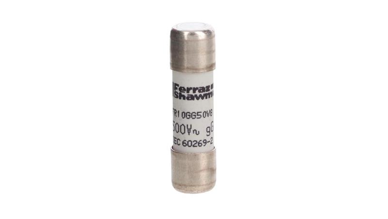 Wkładka bezpiecznikowa cylindryczna 10x38mm 500VAC gG 8A D217169-8938