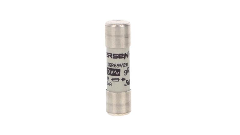 Wkładka bezpiecznikowa ultraszybka pełnozakresowa cylindryczna gR 690VAC 10x38 20A E1014580-8940