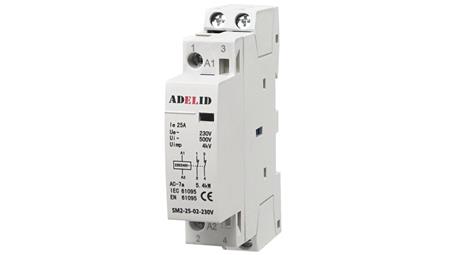 STYCZNIK MODUŁOWY 25-02 230V 20A 25A 1P SM2 25-02-230V-25170