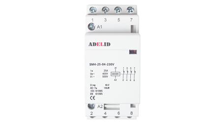 STYCZNIK MODUŁOWY 25-04 230V 25A 2P 4Z 3-FAZ 4XNC SM4 25-04-230V-25079