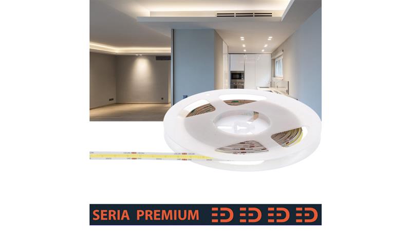 Taśma Premium 24V COB 528led 4000K 1300lm Ra90 (50)-59129 Taśma Premium 24V COB 528led 4000K 1300lm Ra90 (50)-59129