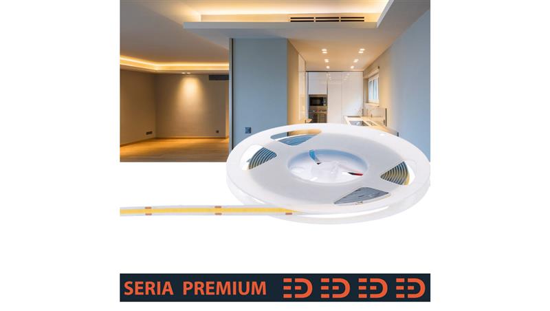 Taśma Premium 12V COB 528led 3000K 1100lm Ra90 (50)-59141