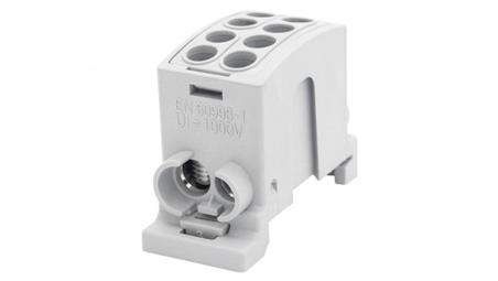 F-ELEKTRO Zacisk HLK 100A-2 (1x25,1x16 / 1x25,1x16) - szary F2.0357-64593