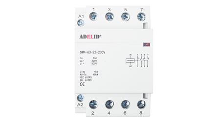 STYCZNIK MODUŁOWY 63-22 230V 63A 3-FAZ 40A 2NO 2NC SM4 63-22-230V-25035