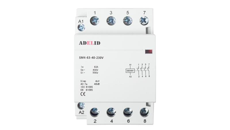 STYCZNIK MODUŁOWY 40-40 230V 40A 3P 4Z 3-FAZ 40A 4NO SM4 63-40-230V-24958 STYCZNIK MODUŁOWY 40-40 230V 40A 3P 4Z 3-FAZ 40A 4NO SM4 63-40-230V-24958