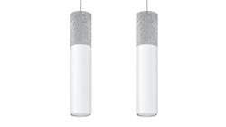 Lampa wisząca BORGIO 2 biały-56645