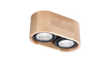 Plafon BASIC 2 naturalne drewno-57882