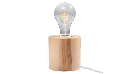 Lampa biurkowa SALGADO naturalne drewno-60101