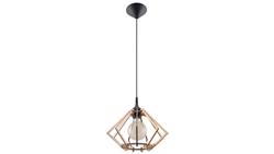 Lampa wisząca POMPELMO naturalne drewno-56740