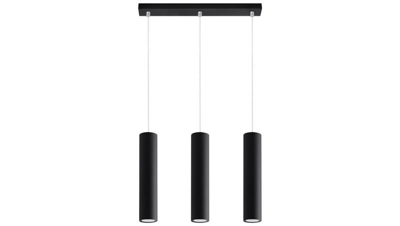 Lampa wisząca LAGOS 3L czarny-56661