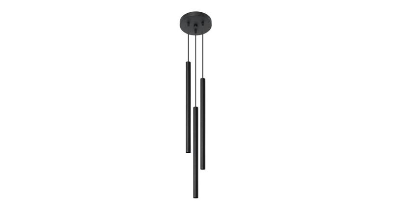 Lampa wisząca PASTELO 3P czarna-56639 Lampa wisząca PASTELO 3P czarna-56639