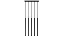 Lampa wisząca PASTELO 5 czarna-56648