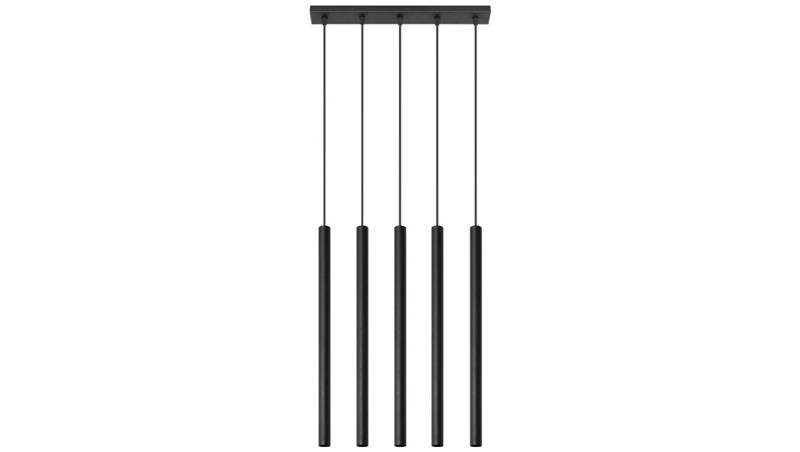 Lampa wisząca PASTELO 5 czarna-56648