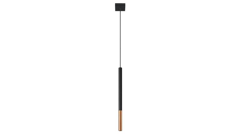 Lampa wisząca MOZAICA 1 czarny/miedź-56701