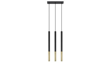 Lampa wisząca MOZAICA 3L czarny/złoto-56688