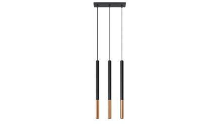 Lampa wisząca MOZAICA 3L czarny/miedź-56738