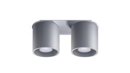 Plafon ORBIS 2 szary-57902