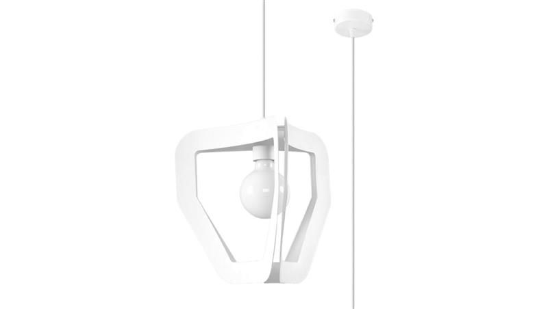 Lampa wisząca TRES biała-56662